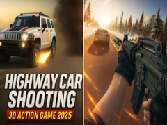 खेल Highway Car Shooting 3D Action Game 2025