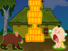खेल Save the Child from a Bear Attack