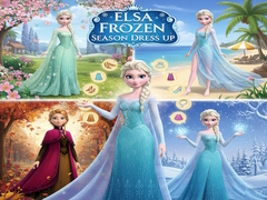 खेल Elsa Frozen Season Dress Up