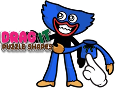 खेल Drag it Puzzle Shapes