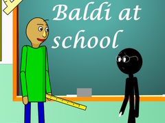 खेल Baldi at school