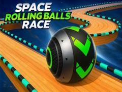 खेल Space Rolling Balls Race