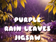 खेल Purple Rain Leaves Jigsaw