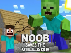 खेल Noob Saves the Village