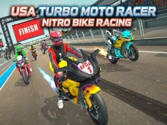 खेल USA Turbo Moto Racer Nitro Bike Racing