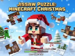 खेल Jigsaw Puzzle: Minecraft Christmas