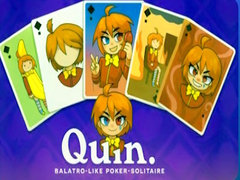 खेल Quin. Balatro-like poker-solitaire