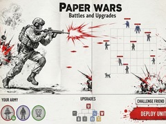 खेल Paper Wars Battles and Upgrades