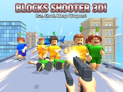 खेल Blocks Shooter 3D! Run, Shoot, Merge Weapons!