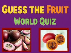 खेल Guess The Fruit World Quiz