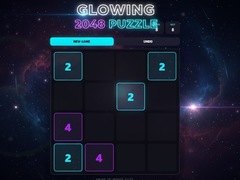 खेल Glowing 2048 Puzzle