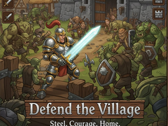खेल Defend the village