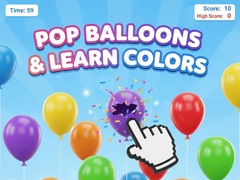 खेल Pop Balloons & Learn Colors