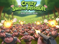 खेल Crazy Swine Assault