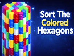 खेल Sort The Colored Hexagons