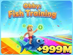 खेल Obby: Fish training