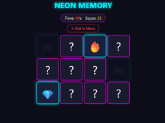 खेल Neon Memory