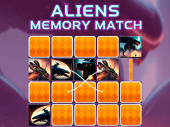 खेल Aliens Memory Match