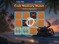 खेल Crab Memory Match
