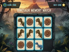 खेल Dinosaur Memory Match