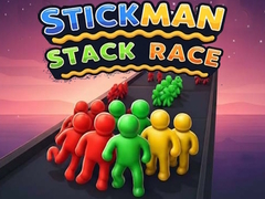 खेल Stickman Stack Race