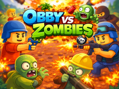 खेल Obby vs Zombies