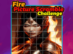 खेल Fire Picture Scramble Challenge