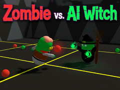 खेल Zombie vs. AI Witch