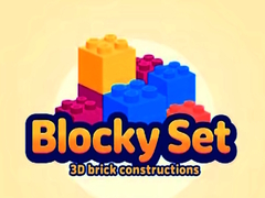 खेल Blocky Set 3d brick constructions