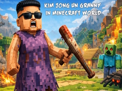 खेल Kim Jong Un Granny in Minecraft World