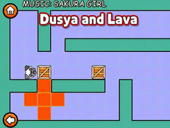 खेल Dusya and Lava